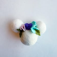 Large Mouse Head - White