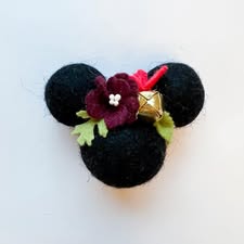 Large Mouse Head - Black
