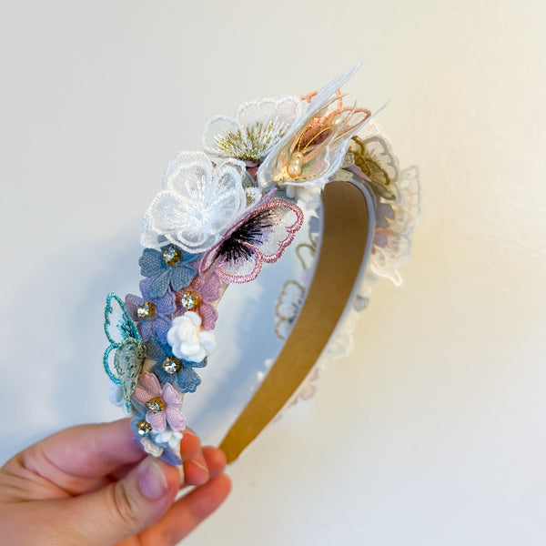 Butterfly Floral Headband