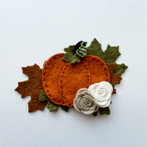 Embroidered Pumpkin