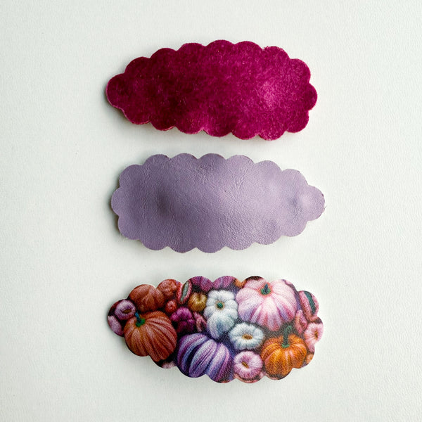 Purple Pumpkins Set
