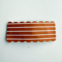 Cinnamon Stripe 4in Clip
