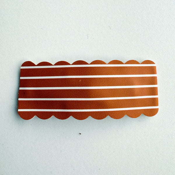 Cinnamon Stripe 4in Clip